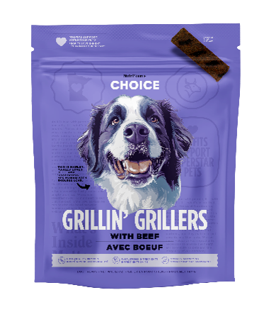 12oz Nutrisource Choice Beef Grillin' Grillers Dog Treat - Dog/Cat Supplements